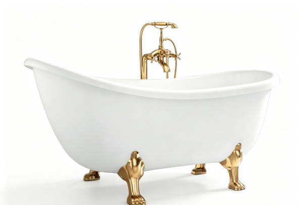 4.2 Freestanding Bathtub, Acrylic Soaking Tub, Claw‑foot & Modern Oval Styles for Villa & Hotel Project