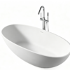 4.3 Freestanding Bathtub, Acrylic Soaking Tub, Claw‑foot & Modern Oval Styles for Villa & Hotel Project