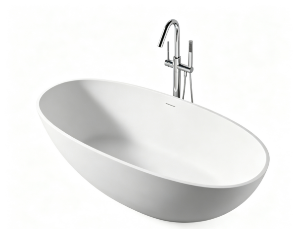 4.3 Freestanding Bathtub, Acrylic Soaking Tub, Claw‑foot & Modern Oval Styles for Villa & Hotel Project