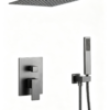5.8 Concealed Thermostatic Shower System, Wall‑embedded Shower Set, Rain Head & Handheld For Villa & Hotel Project