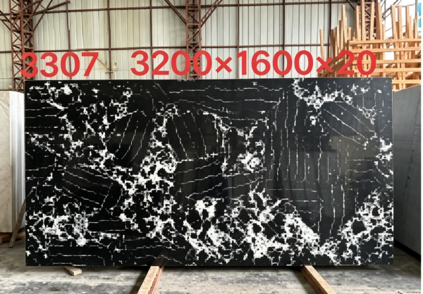 Quartz Stone Slab 3200×1600mm, Artificial Quartz, Custom Small‑size & Small‑batch Orders for Countertop, Wall & Hotel Project