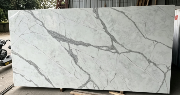 Quartz Stone Slab 3200×1600mm, Artificial Quartz, Custom Small‑size & Small‑batch Orders for Countertop, Wall & Hotel Project