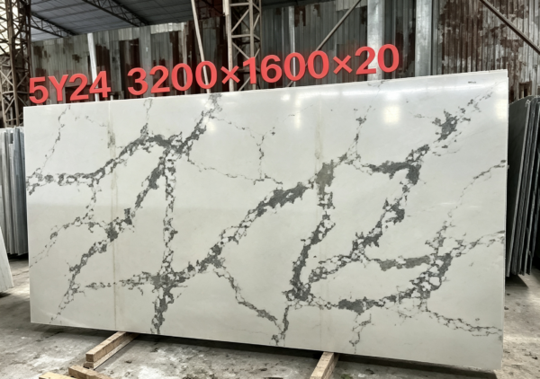 Quartz Stone Slab 3200×1600mm, Artificial Quartz, Custom Small‑size & Small‑batch Orders for Countertop, Wall & Hotel Project