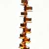 1.11 Wood‑style table & floor lamp