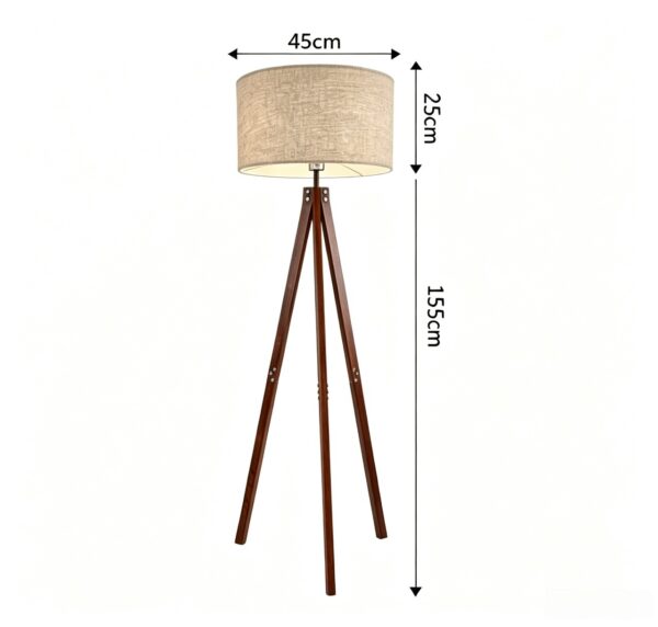 1.2 (2) wooden floor lamp