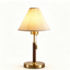 1.4 Wood‑style table & floor lamp