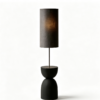 1.9 Wood‑style table & floor lamp