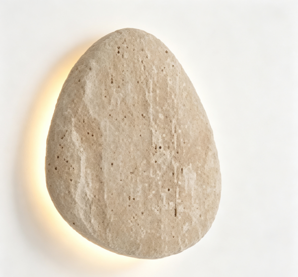 Outdoor Lighting-Stone‑Texture Wall Sconces