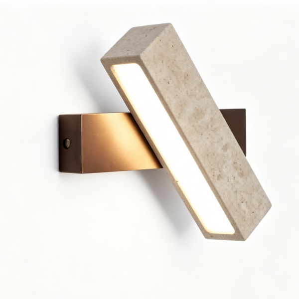 Outdoor Lighting-Stone‑Texture Wall Sconces