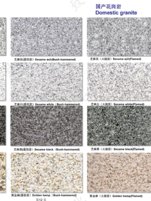 Natural Granite Tiles & Slabs, Domestic & Brazil Imported Granite, Custom Size & Small‑batch Orders for Facade, Floor & Hotel Project